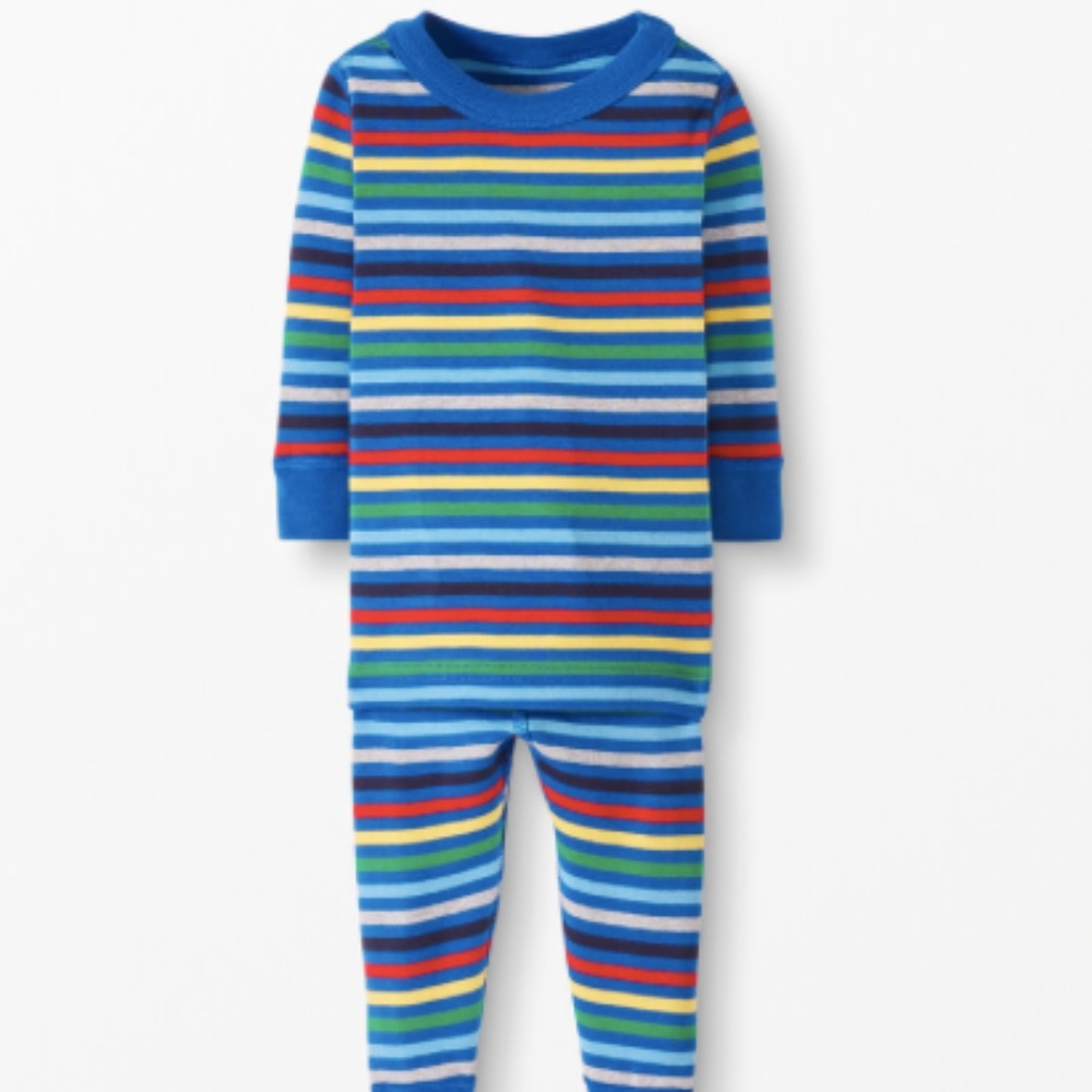 Long John Pajamas in Organic Cotton NWOT